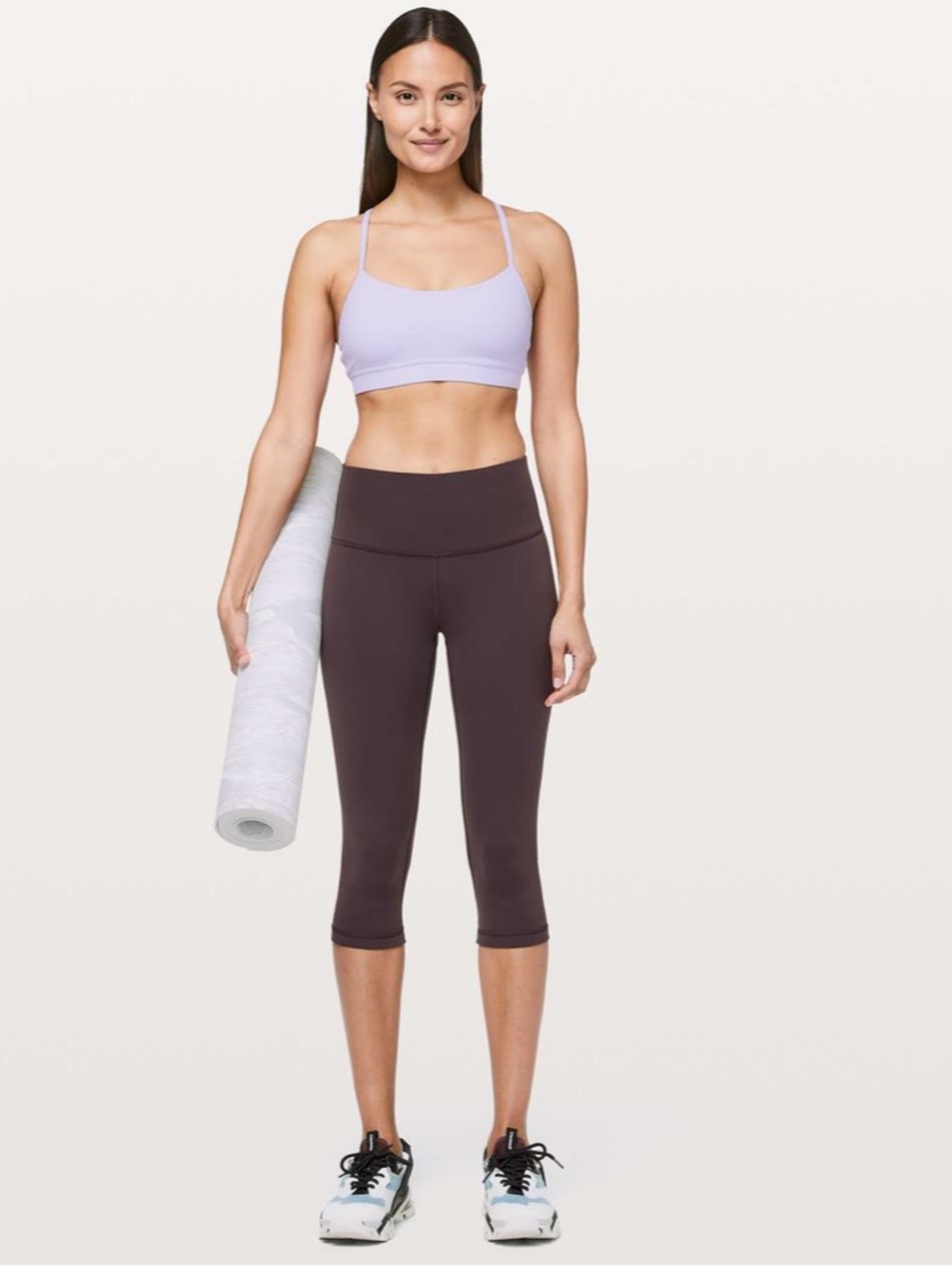 lululemon athletica Flow Y Bra in Serene Blue Size 10 - Picture 2 of 6